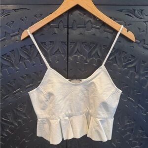 Zara Cream Leather Tank